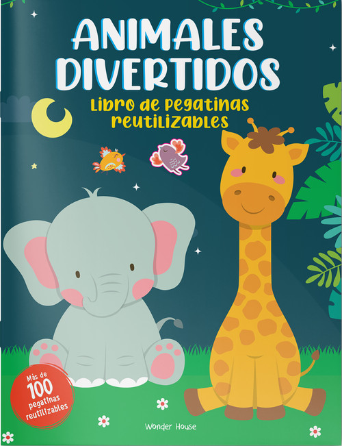 Reusable Sticker Book Animal Fun - Spanish, 9789362148117