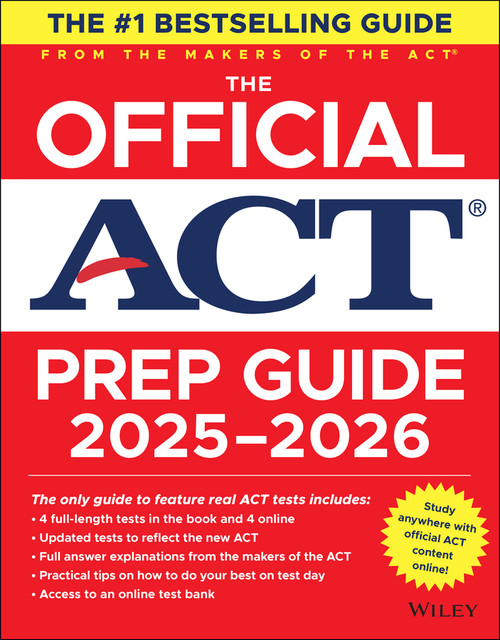 The Official ACT Prep Guide 2025 - 2026 (Book + Online Course) by ACT, 9781394335886