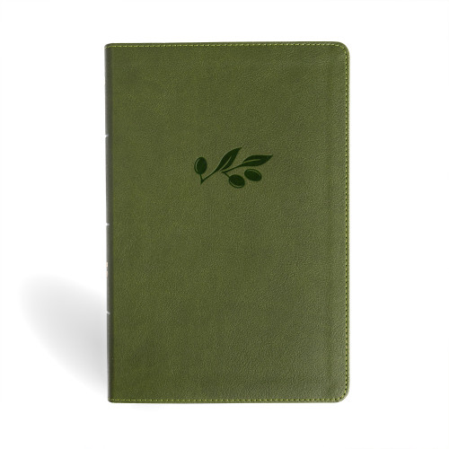 NASB Giant Print Reference Bible, Olive LeatherTouch, Indexed by Holman Bible Publishers, 9798384533689