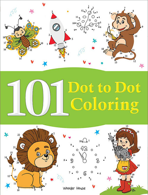 101 Dot To Dot Coloring - 9789389432886 by Wonder House Books