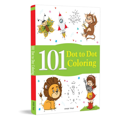 101 Dot To Dot Coloring - 9789389432886 by Wonder House Books, 9789389432886