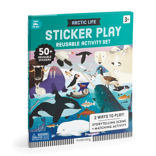 Arctic Life Sticker Play Reusable Activity Set by Mudpuppy, 9780735386501