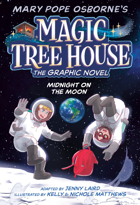 Midnight on the Moon Graphic Novel by Mary Pope Osborne, Jenny Laird, Kelly Matthews, Nichole Matthews, 9780593706060