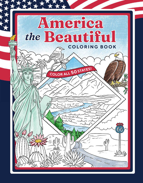 America the Beautiful Coloring Book (Color All 50 States!) by Weldon Owen, Liz Munro, 9798886742749