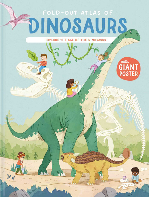 Fold Out Atlas of Dinosaurs by Little Genius Books, 9781960107763