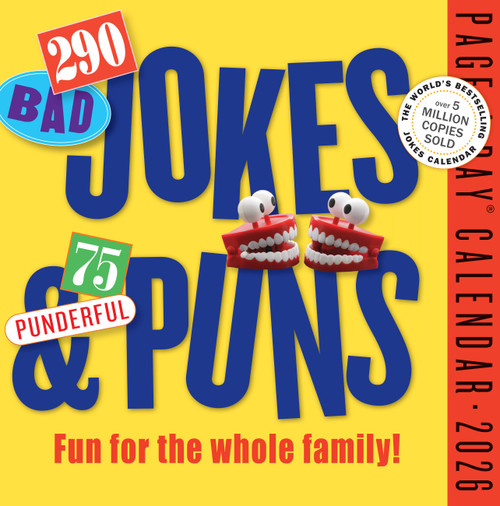 290 Bad Jokes & 75 Punderful Puns Page-A-Day® Calendar 2026 (For the Whole Family!) by Workman Calendars, 9781523530410