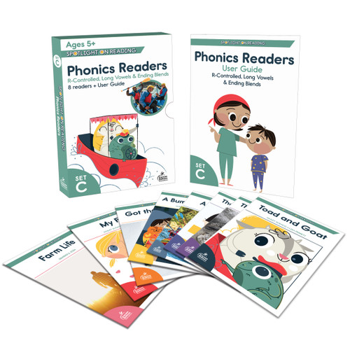 Spotlight on Reading Phonics Readers Set C (R-Controlled Vowels & Ending Blends) by Carson Dellosa Education, 9781483873824