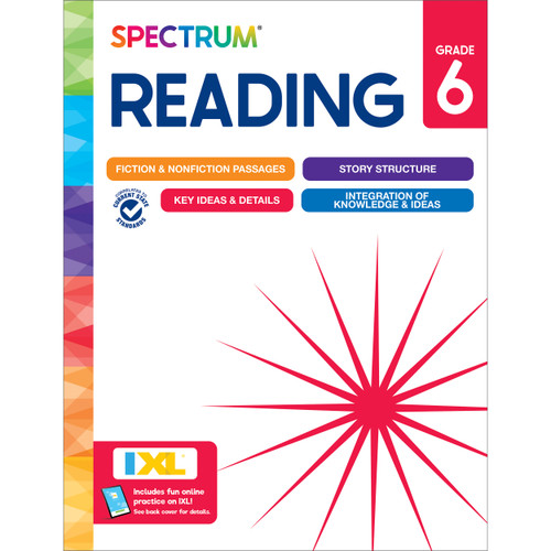 Spectrum Reading Workbook, Grade 6 - 9781483874784 by Spectrum, Carson Dellosa Education, 9781483874784