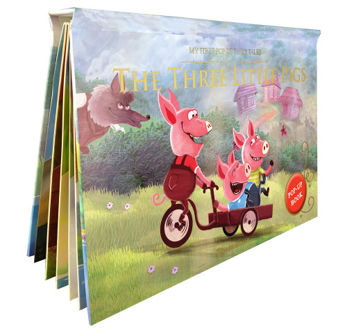 Three Little Pigs (My First Pop-Up Fairy Tales) by Wonder House Books, 9789354400124