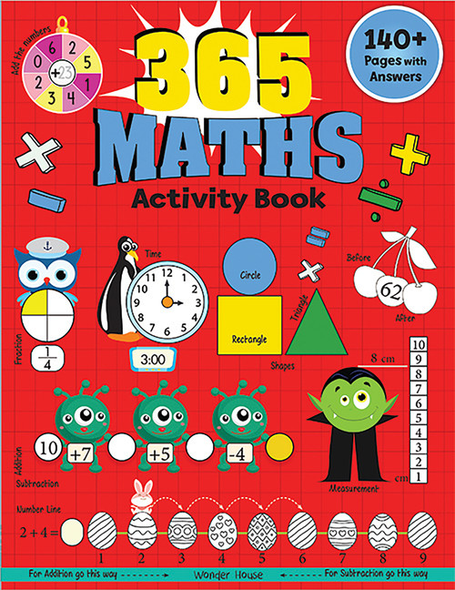 365 Maths Activity Book For Kids by Wonder House Books, 9789354403033