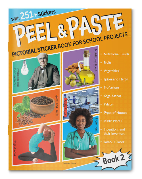 Peel & Paste: Book 2 (Pictorial Sticker Book) by Wonder House Books, 9789354406218