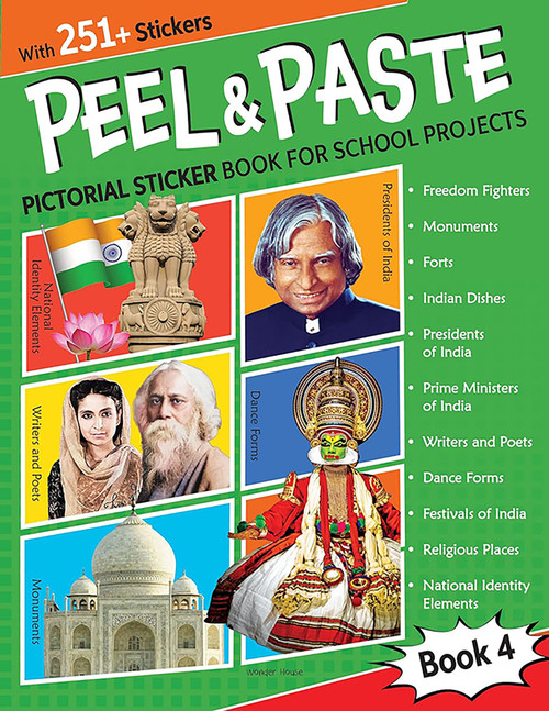 Peel & Paste: Book 4 (Pictorial Sticker Book) by Wonder House Books, 9789354407154