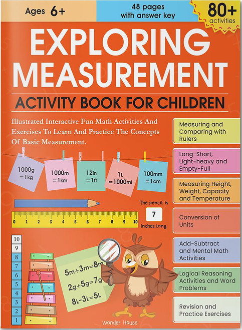 Exploring Measurement Activity Book For Children by Wonder House Books, 9789358566710