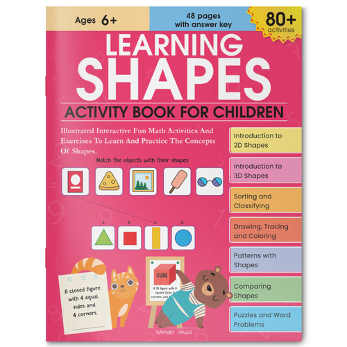Learning Shapes Activity Book For Children (Miniature Edition) by Wonder House Books, 9789358569704