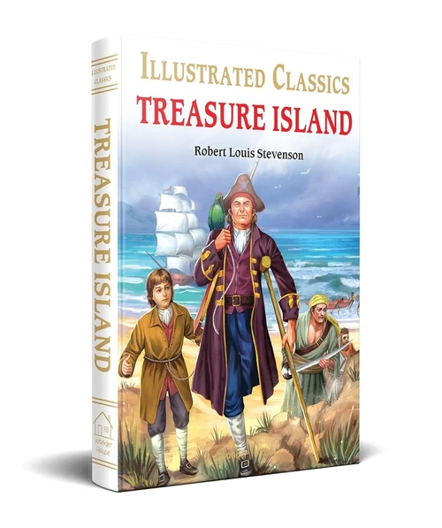 Treasure Island (Abridged and Illustrated) by Robert Louis Stevenson, 9789389931587