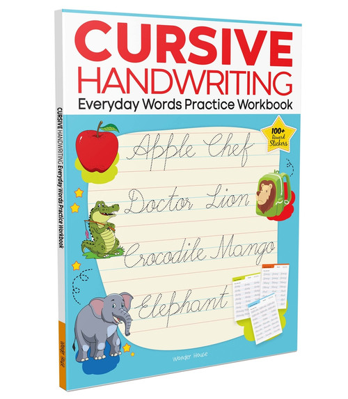 Cursive Handwriting: Everyday Words (Practice Workbook For Children) by Wonder House Books, 9789390183777