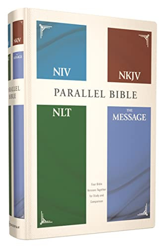 NIV, NKJV, NLT, The Message, (Contemporary Comparative) Parallel Bible, Hardcover by Zondervan, 9780310462996