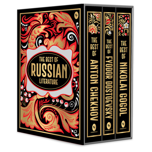 The Best of Russian Literature (Deluxe Hardbound Edition/Boxed Set) by Anton Chekhov, Nikolai Gogol, Fyodor Dostoevsky, 9789362146014