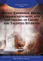 Social/Emotional Issues, Underachievement, and Counseling of Gifted and Talented Students by Sidney M. Moon, Sally M. Reis, Series Editor, 9781412904339