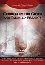 Curriculum for Gifted and Talented Students by Joyce VanTassel-Baska, Sally M. Reis, Series Editor, 9780761988748