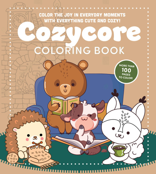 Cozycore Coloring Book (Color the Joy in Everyday Moments with Everything Cute and Cozy! More Than 100 Pages to Color) by Editors of Chartwell Books, 9780785847274