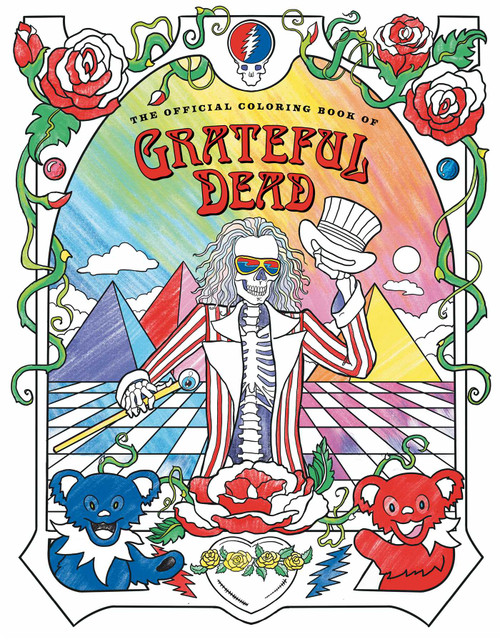 The Official Coloring Book of Grateful Dead by Erin Cadigan, 9798886743258