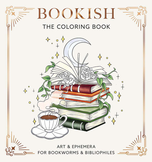Bookish: The Coloring Book (Art & Ephemera for Bookworms & Bibliophiles) by Dover Publications, 9780486855202