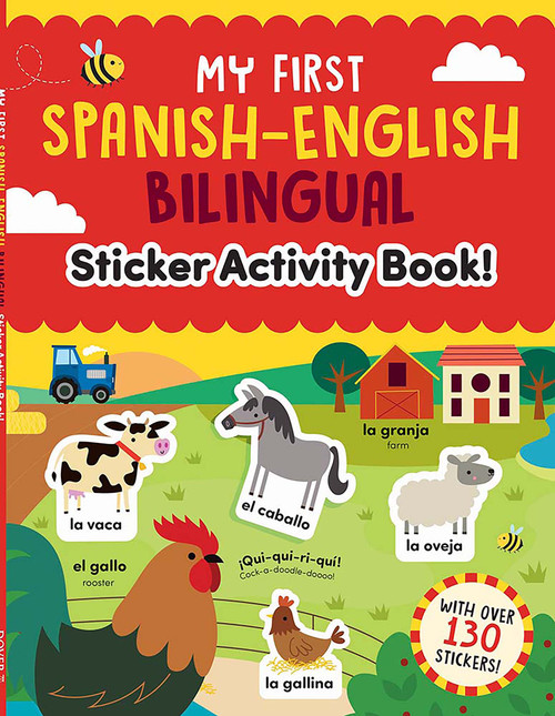 My First Spanish-English Bilingual Sticker Activity Book! by Sam Hutchinson, Vicky Barker, Rosa María Martín, 9780486856018