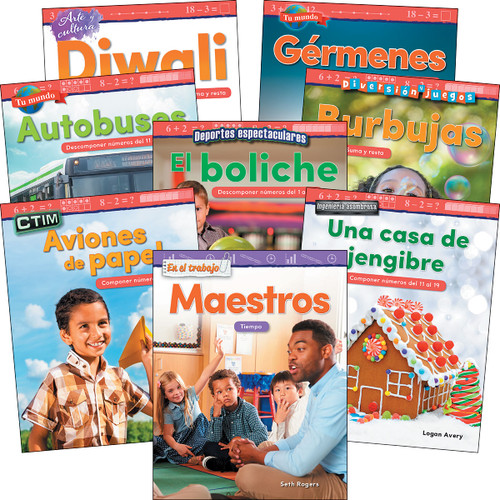 Number Sense & Operations Grades K-1 Spanish: 8-Book Set by Multiple Authors, 9781087699691