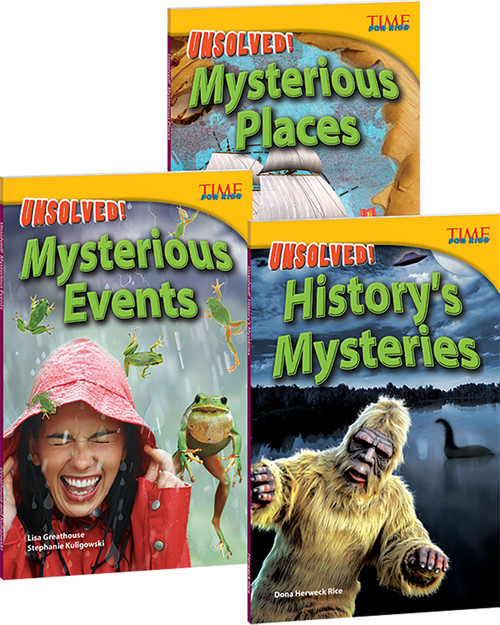 TIME FOR KIDS® Nonfiction Readers Unsolved Mysteries Set of 3 by Multiple Authors, 9781425810450