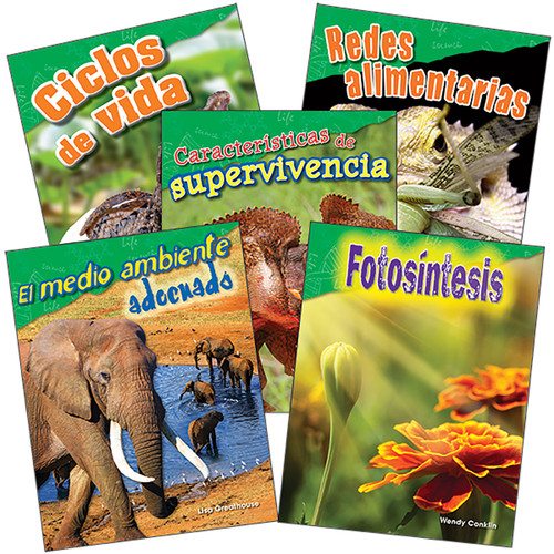 Life Science Grade 3 Spanish: 5-Book Set by Multiple Authors, 9781425824983