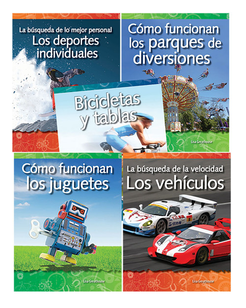 Spanish - Forces and Motion Set (5 Titles) by Multiple Authors, 9781433340062