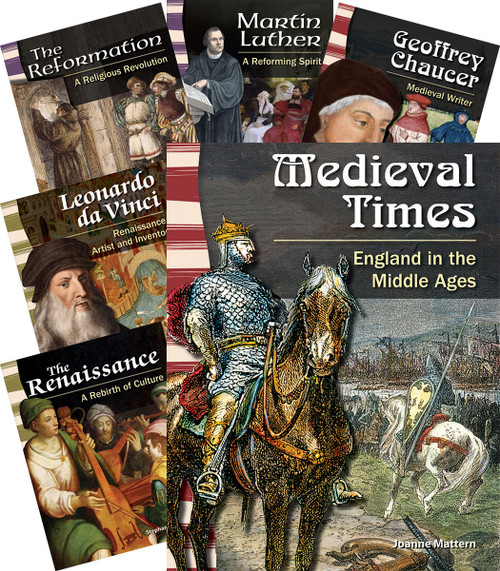 From Medieval to Renaissance 6-Book Set by Multiple Authors, 9781480748859
