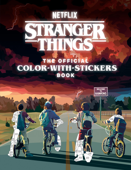 Stranger Things: The Official Color-with-Stickers Book by Random House Worlds, 9780593582558