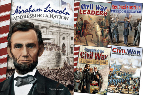 Civil War & Reconstruction Grades 4+: 5-Book Set by Multiple Authors, Michelle Ablard, Torrey Maloof, Wendy Conklin, 9780743973786