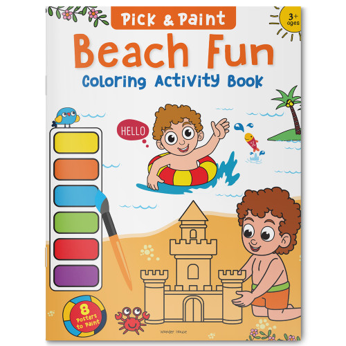 Beach fun (Pick and Paint Coloring Activity Book) by Wonder House Books, 9789354403187