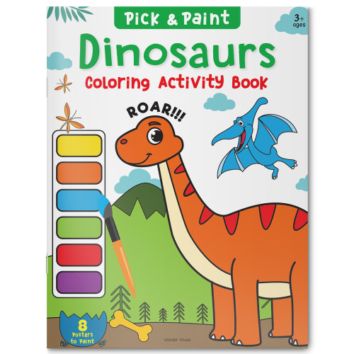 Dinosaurs (Pick and Paint Coloring Activity Book) by Wonder House Books, 9789354403347