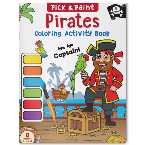 Pirates (Pick and Paint Coloring Activity Book) by Wonder House Books, 9789354403507