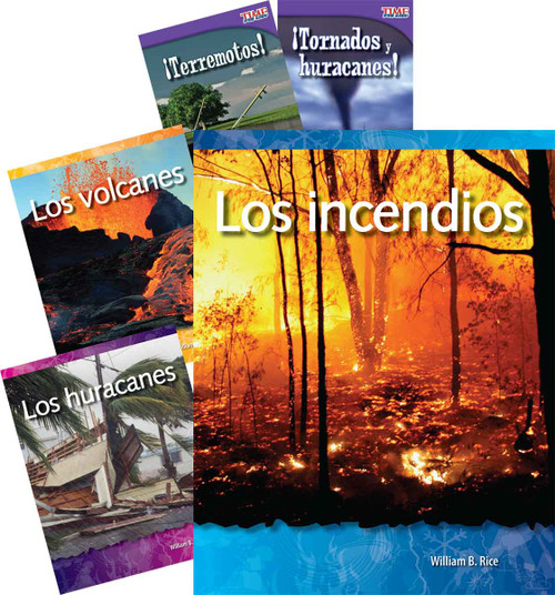 Natural Disasters Spanish Set: Grades 1-2 by Multiple Authors, 9781433351402