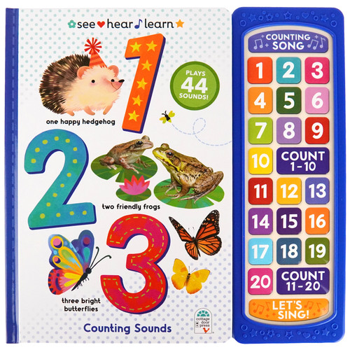 123 (See Hear Learn) by Jaye Garnett, Maria Gabriela Gama, Cottage Door Press, 9798890193988