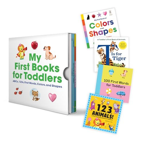 My First Books for Toddlers Box Set (ABCs, 123s, First Words, Colors and Shapes) by Rockridge Press, 9781638788690