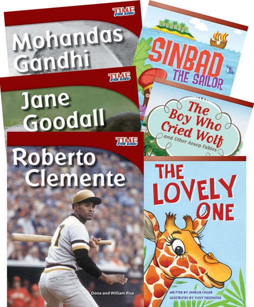 Motivational People and Characters 6-Book Set by Multiple Authors, 9781480722194