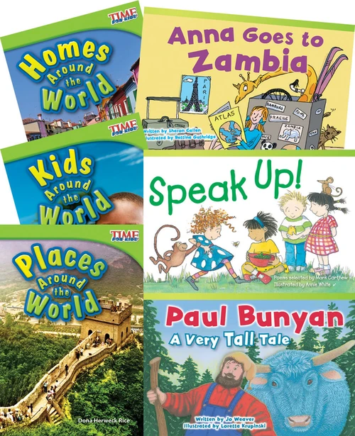 Around the World  6-Book Set by Multiple Authors, 9781480722125