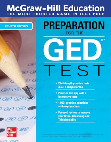 McGraw-Hill Education Preparation for the GED Test, Fourth Edition by McGraw Hill Editores, México, 9781264258222