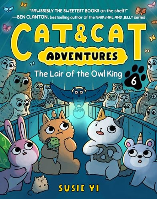 Cat & Cat Adventures: The Lair of the Owl King (A Graphic Novel) by Susie Yi, Susie Yi, 9780063381445