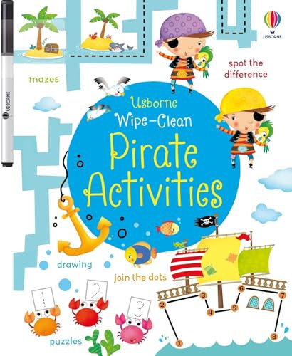 Wipe-Clean Pirate Activities by Kirsteen Robson, Dania Florino, 9781836053217