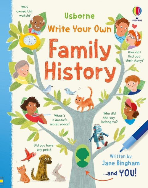 Write Your Own Family History by Jane Bingham, Anna Simeone, Anna Simeone, Giovana Medeiros, Rocio Fernandez Ledesma, 9781836053439
