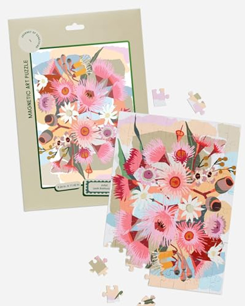 Flowering Gum Magnetic Puzzle - Artist Designed Fridge Puzzle 100 piece Fridge Puzzle by Journey of Something, Leah Bartholomew, 9781488969409