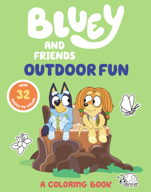 Bluey and Friends: Outdoor Fun: A Coloring Book by Penguin Young Readers Licenses, 9798217142729