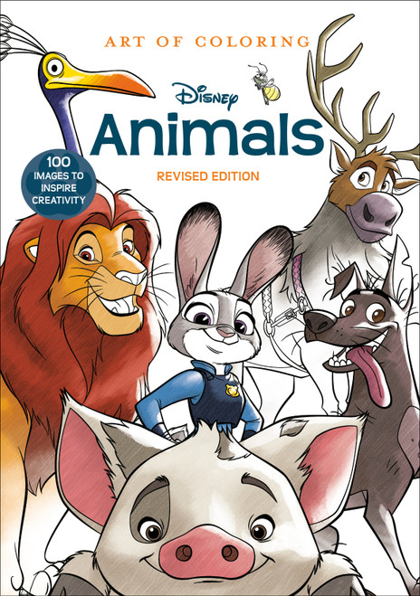 Art of Coloring: Disney Animals (100 Images to Inspire Creativity) by Disney Books, 9798217299669